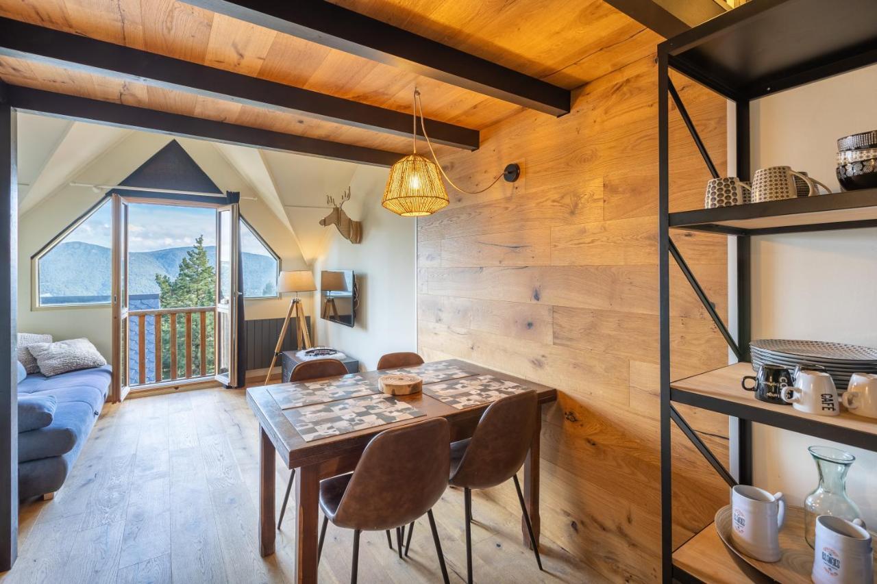 Ferienwohnung Le Cerf - Duplex Avec Superbe Vue Montagne Les Angles  Exterior foto