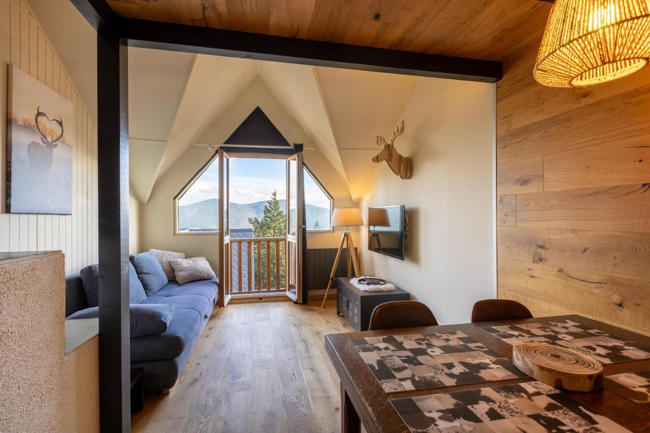 Ferienwohnung Le Cerf - Duplex Avec Superbe Vue Montagne Les Angles  Exterior foto